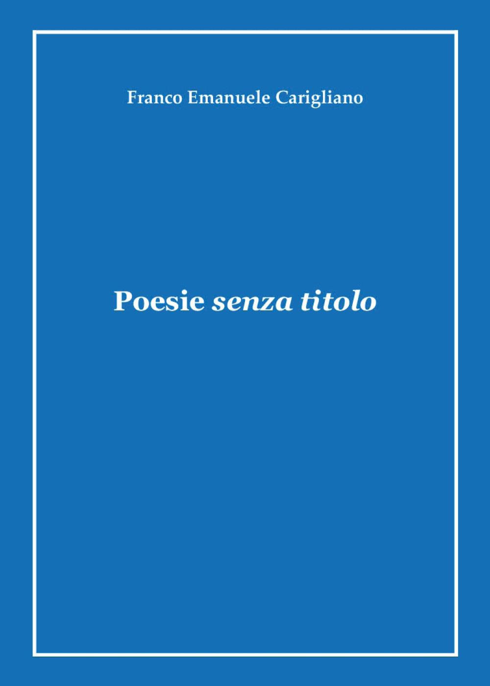 Poesie senza titolo