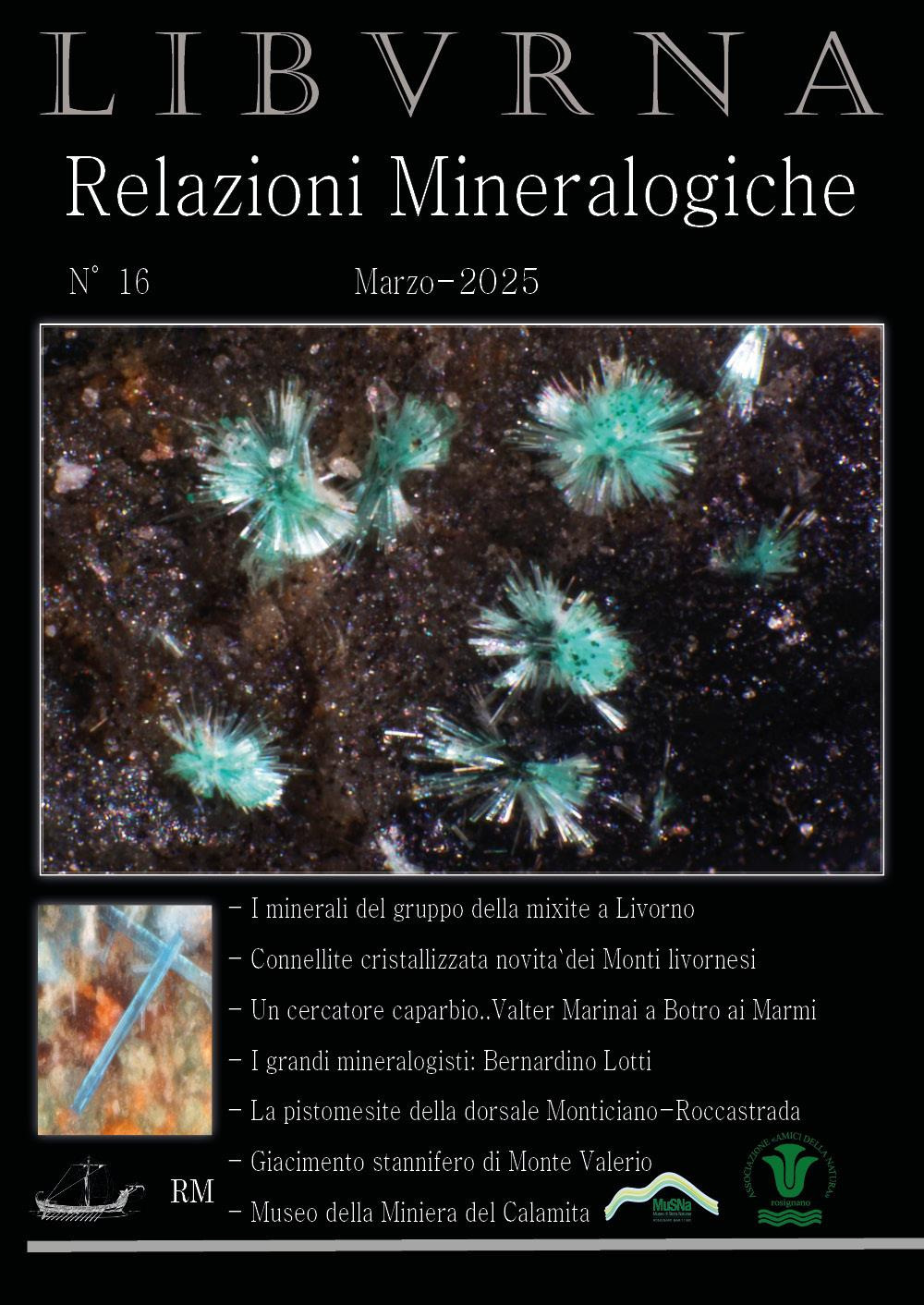 Relazioni mineralogiche. Libvrna (2025). Vol. 16