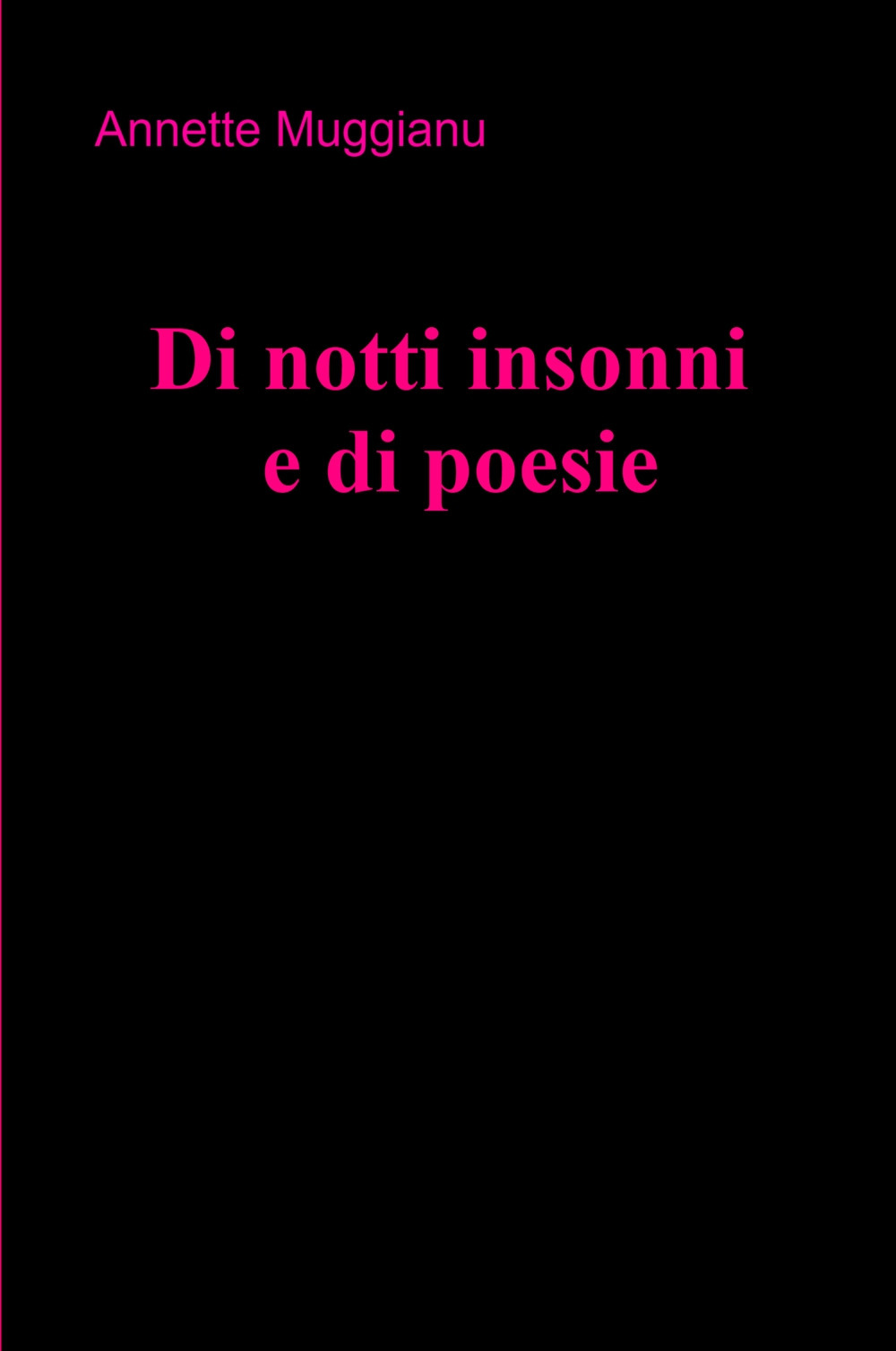 Di notti insonni e di poesie