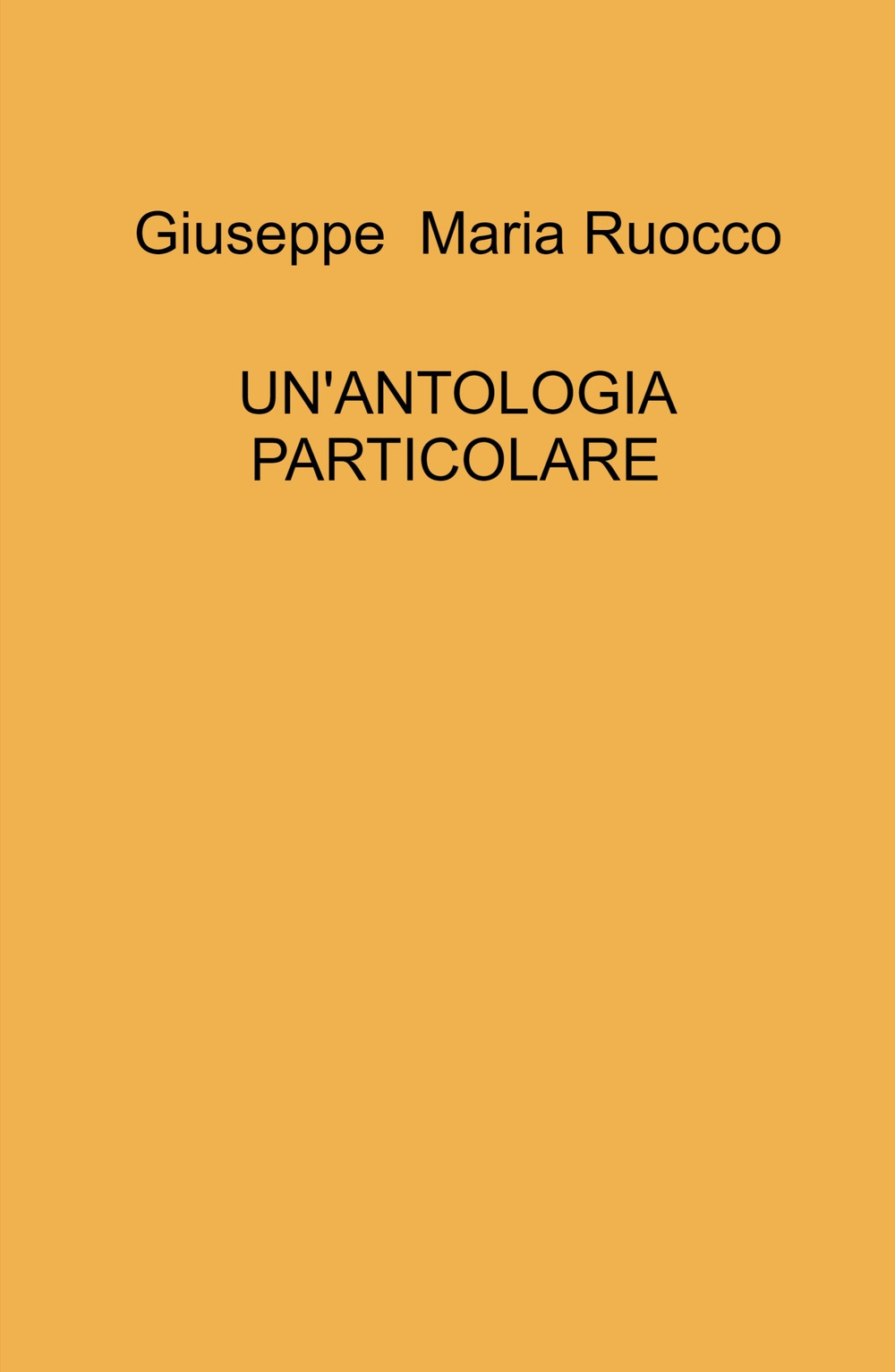 Un'antologia particolare