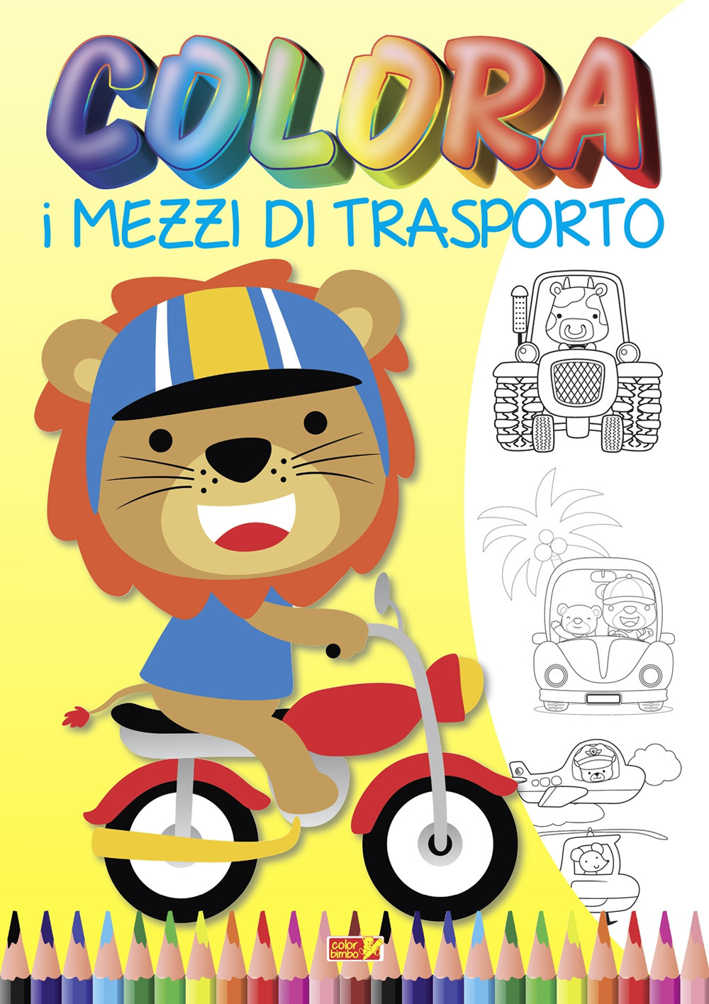 Colora i mezzi di trasporto. Ediz. illustrata