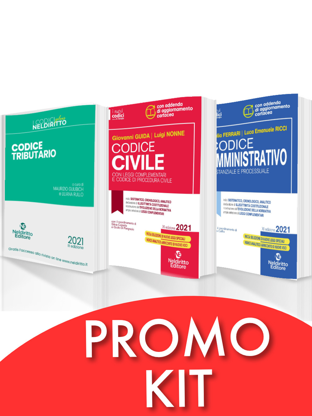 Kit completo per la preparazione di 60 referendari TAR: Codice Civile-Codice Amministrativo-Codice Tributario Plus