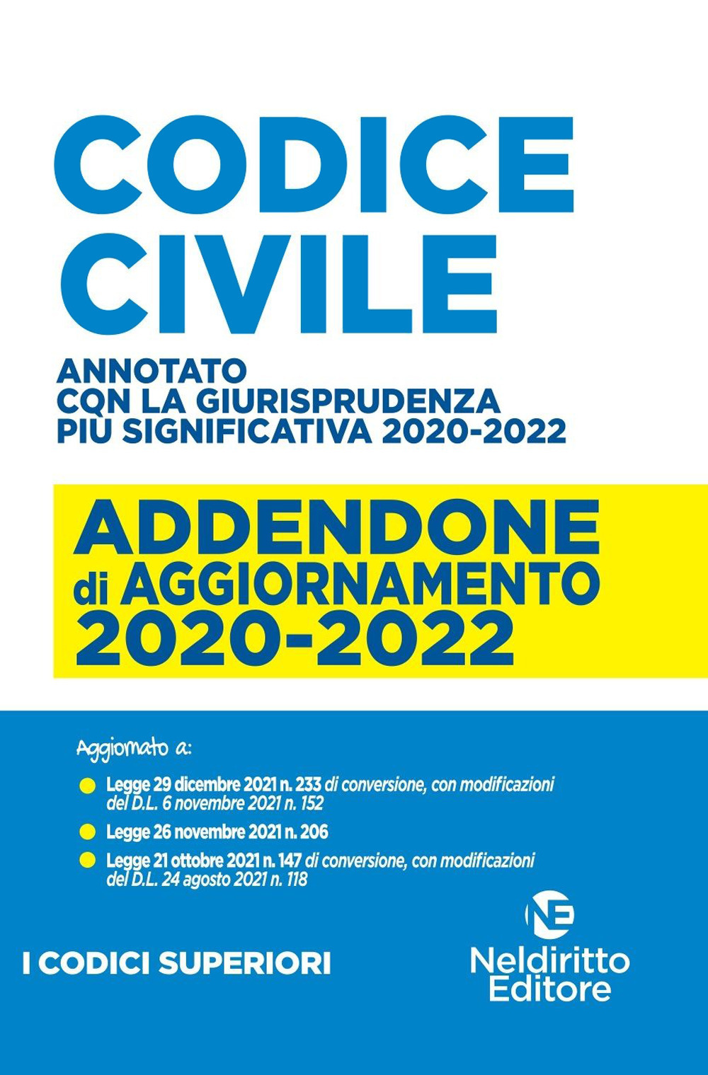 Maxi addenda di aggiornamento. Codice civile 2020-2022