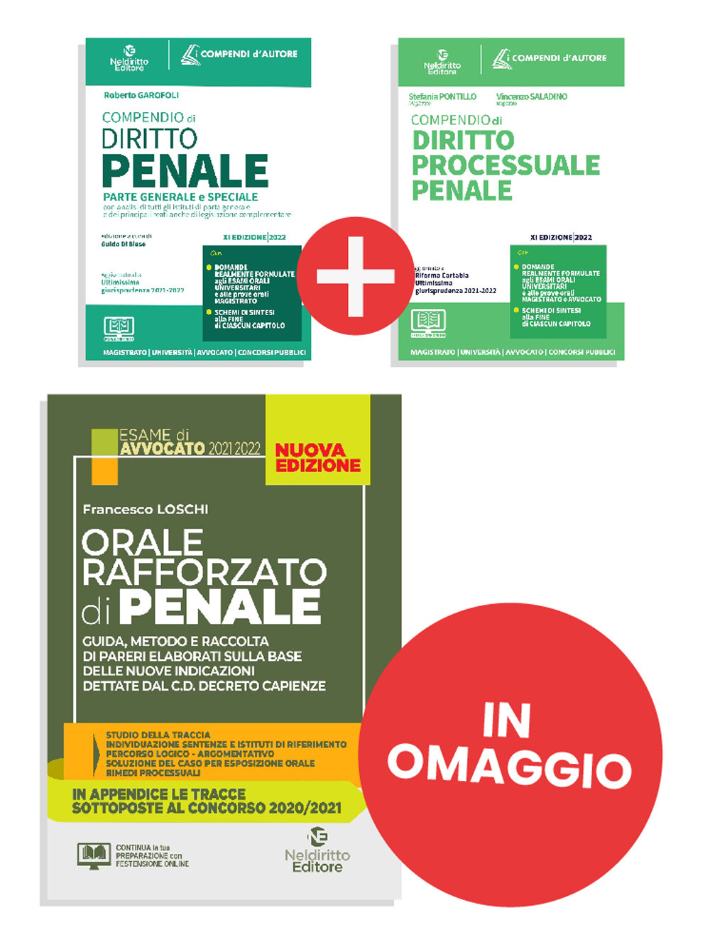 Compendio di diritto penale-Compendio di diritto processuale penale- Orale rafforzato di penale. Kit Must have. Nuova ediz.