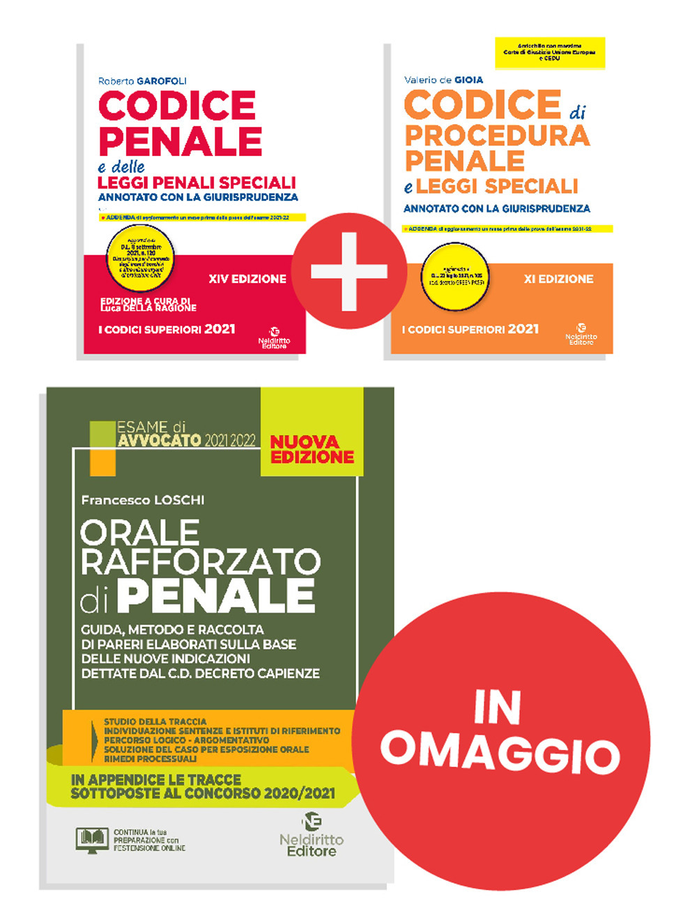 Codice penale e delle leggi penali speciali-Codice di procedura penale e leggi speciali-Orale rafforzato di penale. Kit Must have. Nuova ediz.