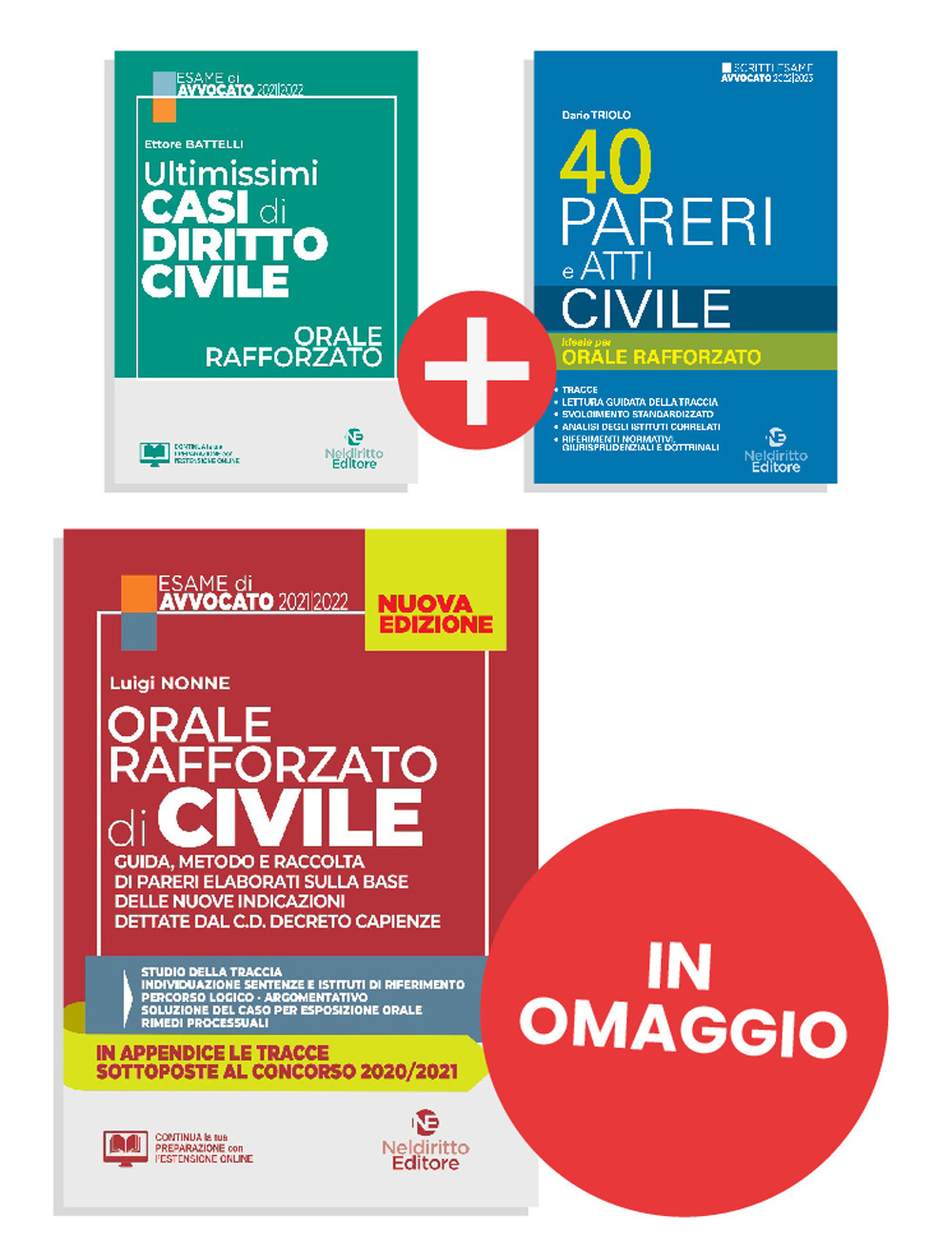 Ultimissimi casi di diritto civile-40 pareri e atti. Civile-Orale rafforzato di diritto civile. Kit Must have