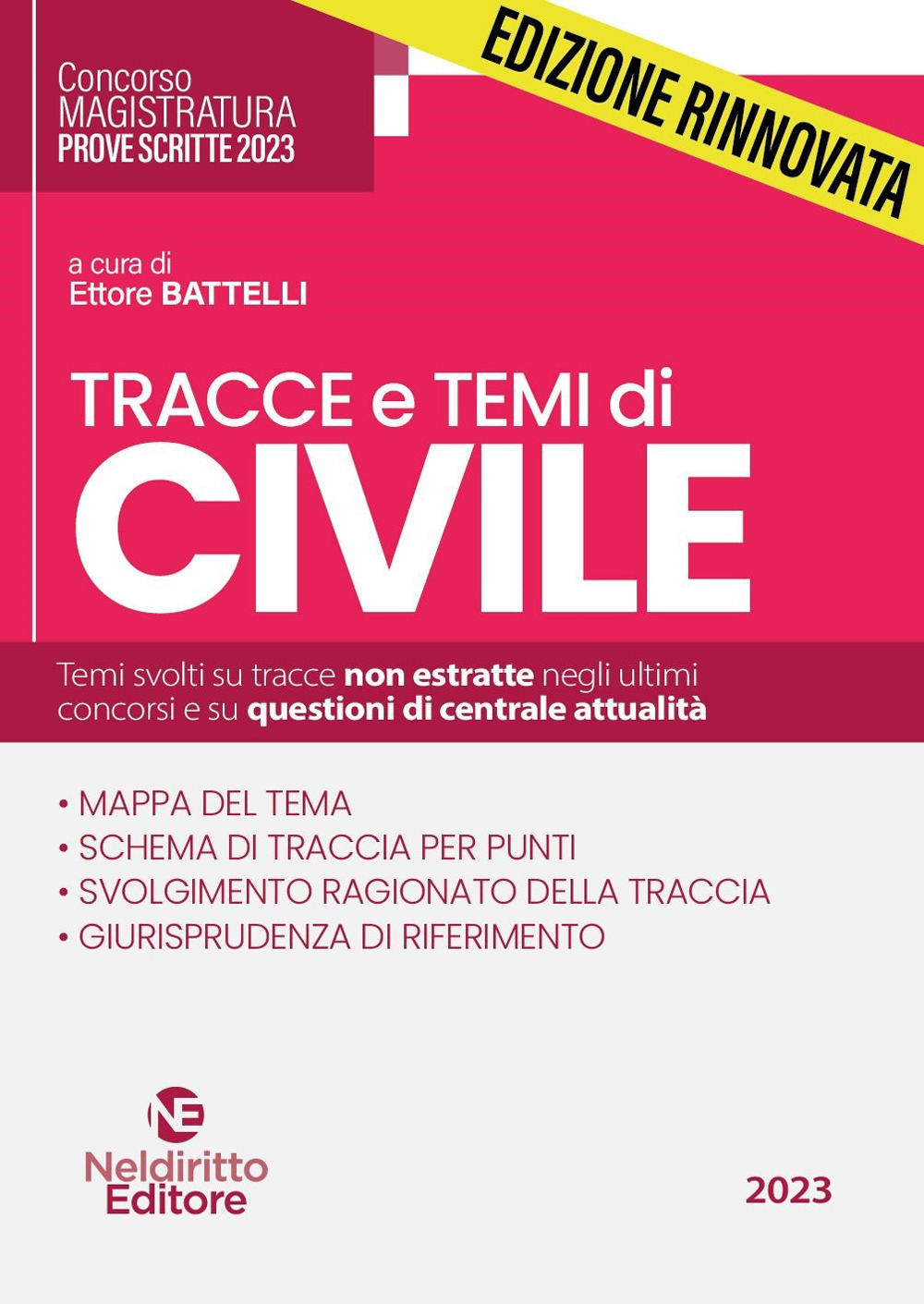 Tracce e temi di civile per il concorso in magistratura 2023