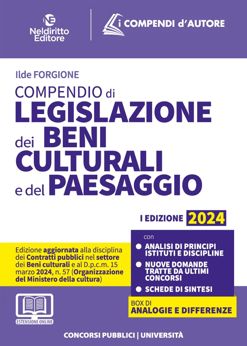 Compendio di Legislazione dei beni culturali e del paesaggio 2024