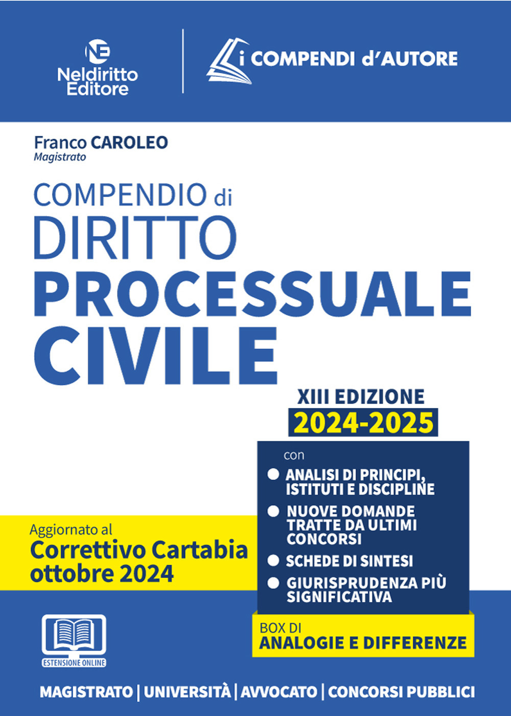 Compendio di procedura civile aggiornato al decreto correttivo Cartabia 2024 II edizione. Con espansione online