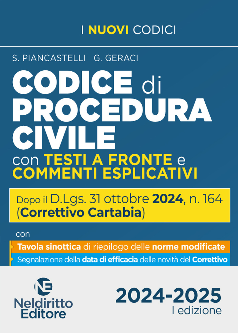 Codice di procedura civile con testi a fronte e commenti esplicativi aggiornato al decreto correttivo Cartabia