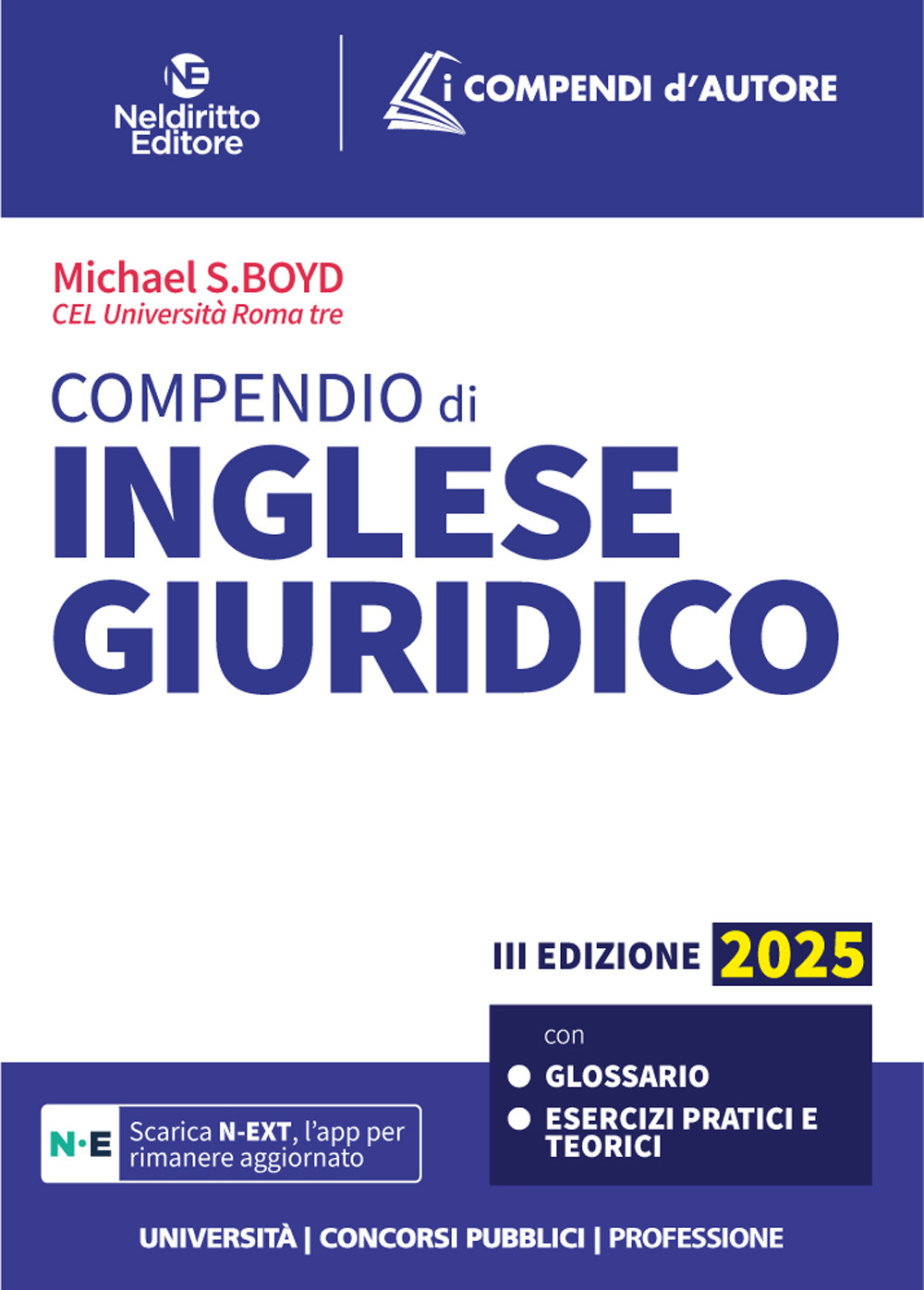 Compendio di Inglese giuridico 2025 (Legal English)