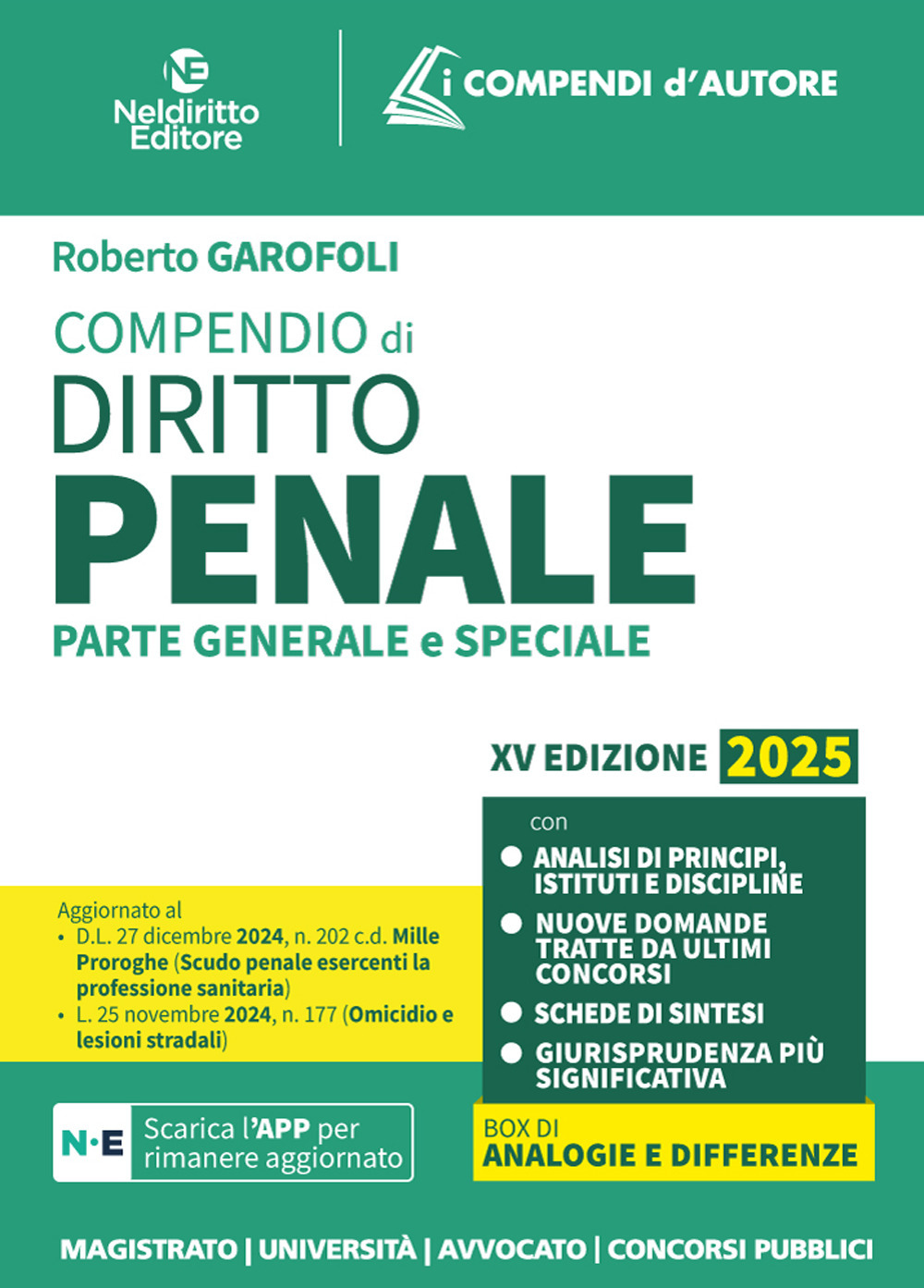 Compendio di diritto penale. Parte generale e speciale