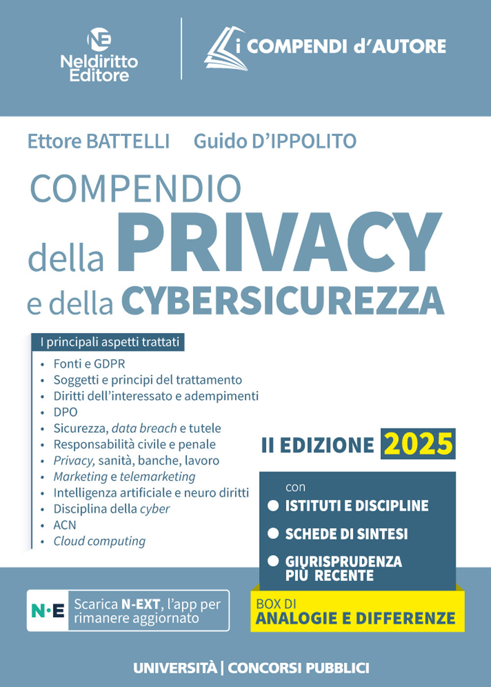 Compendio di normativa sulla privacy e cybersicurezza 2025