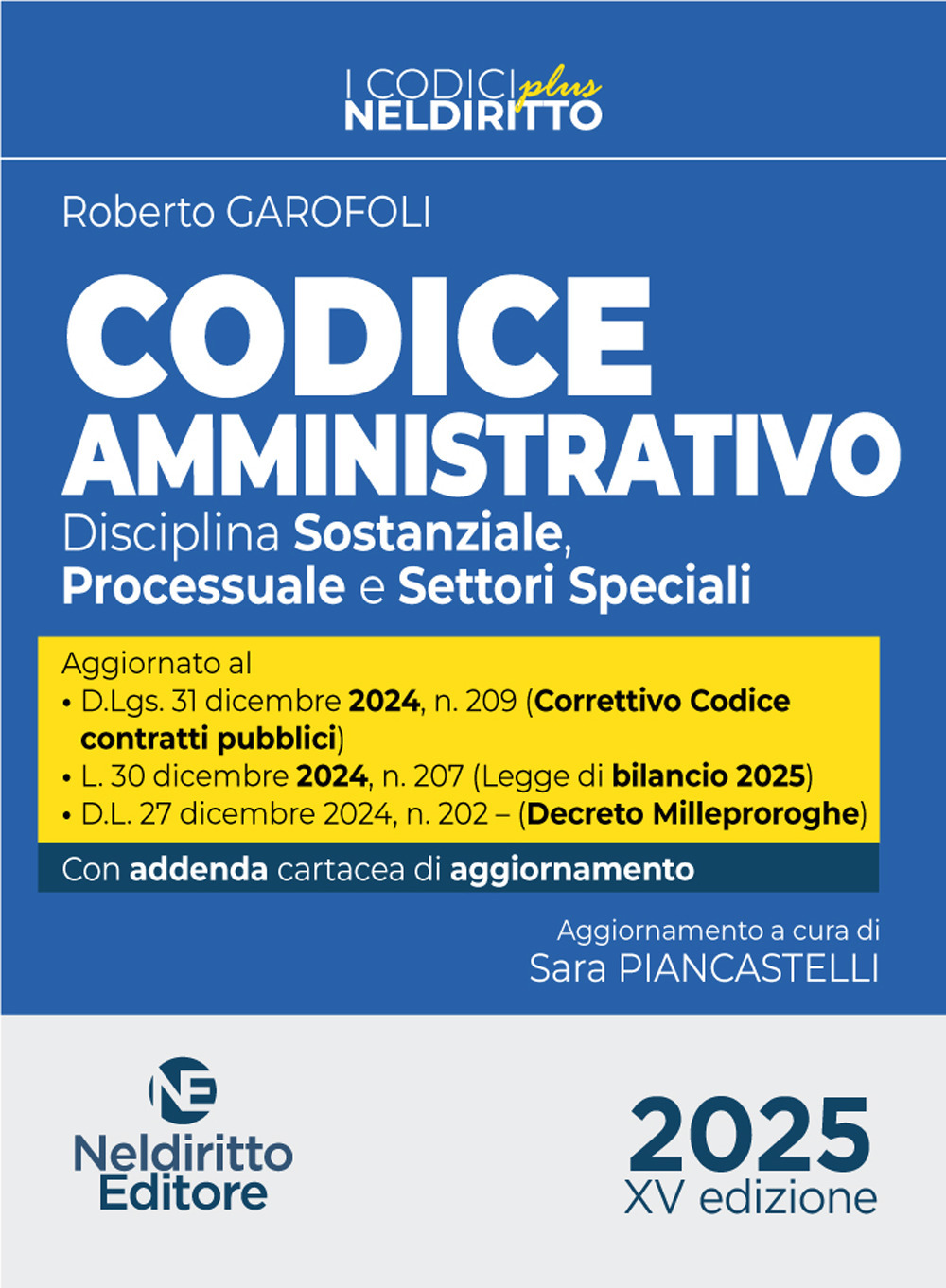 Codice Amministrativo normativo Plus 2025