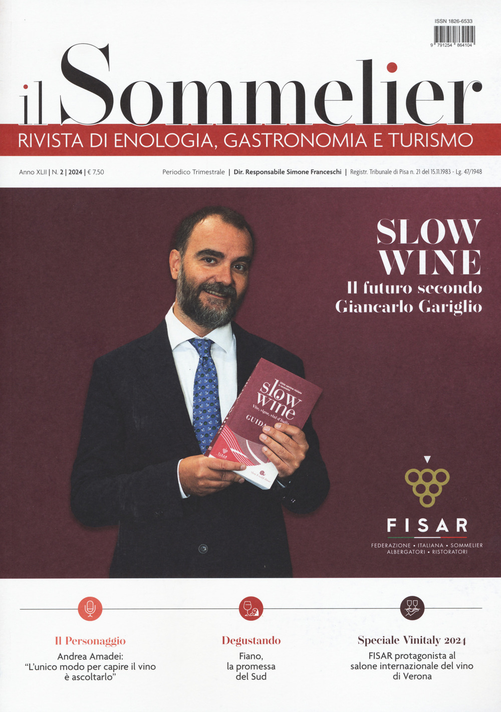 Il sommelier. Rivista di enologia, gastronomia e turismo (2024). Vol. 2