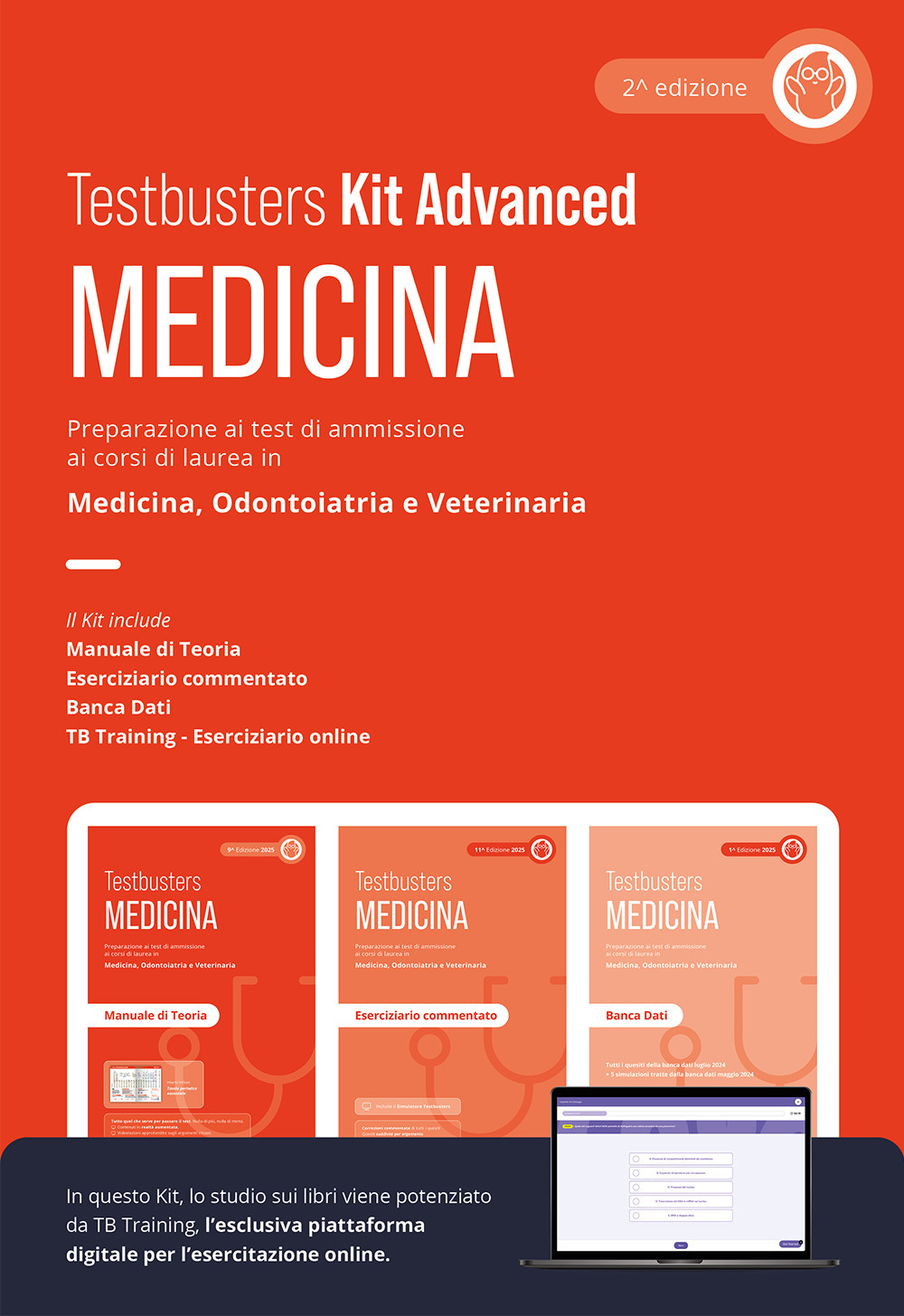 Medicina. Preparazione ai test di ammissione ai corsi di laura in Medicina, Odontoiatria e Veterinaria. Kit advanced. Con TB Training piattaforma di esercitazione online