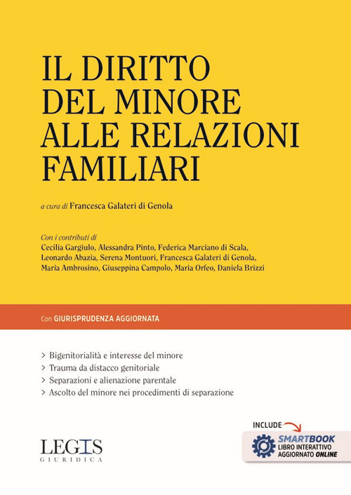 Il diritto del minore alle relazioni familiari. Con smartbook