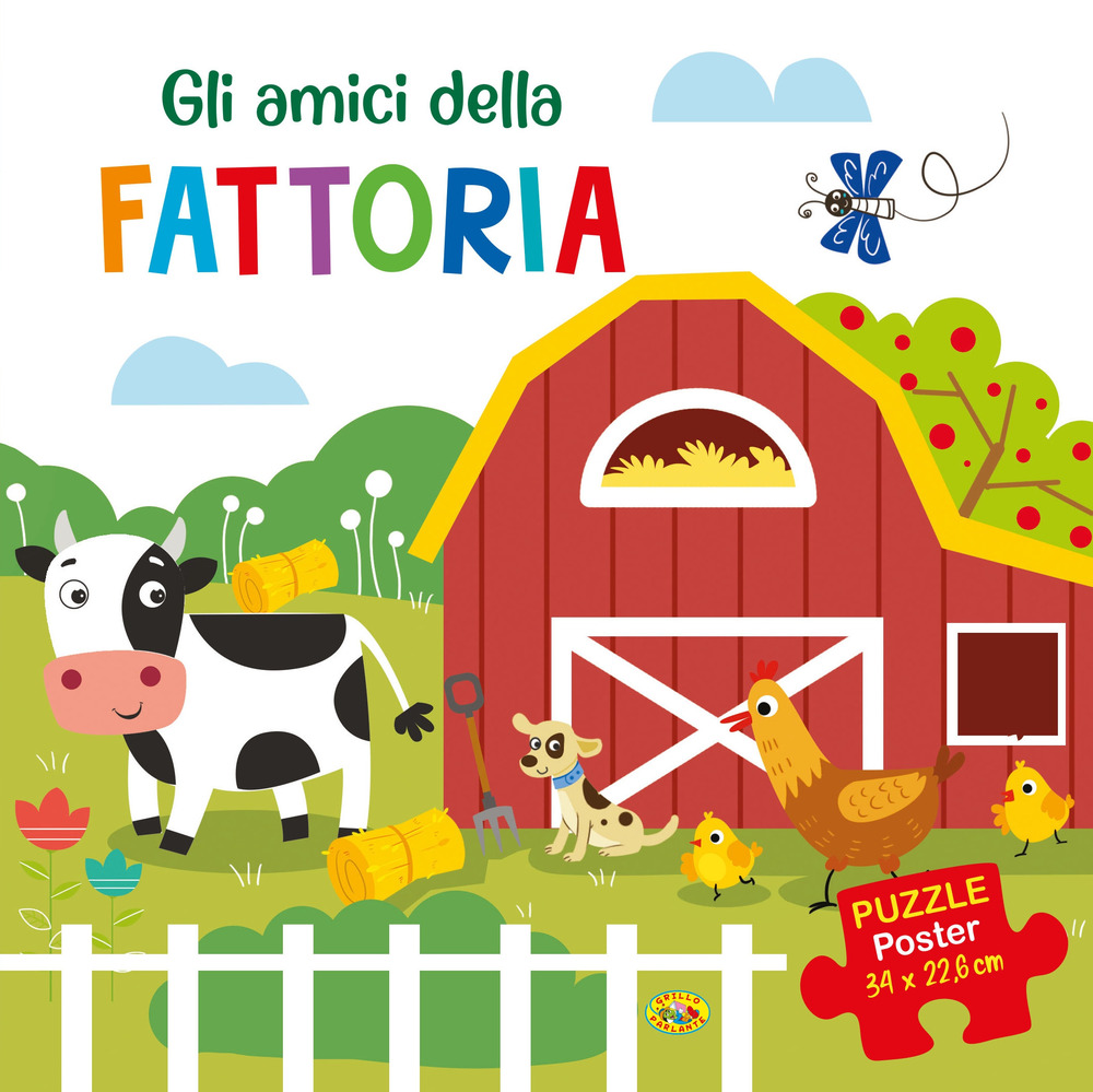 Gli amici della fattoria. Puzzle poster. Ediz. a colori