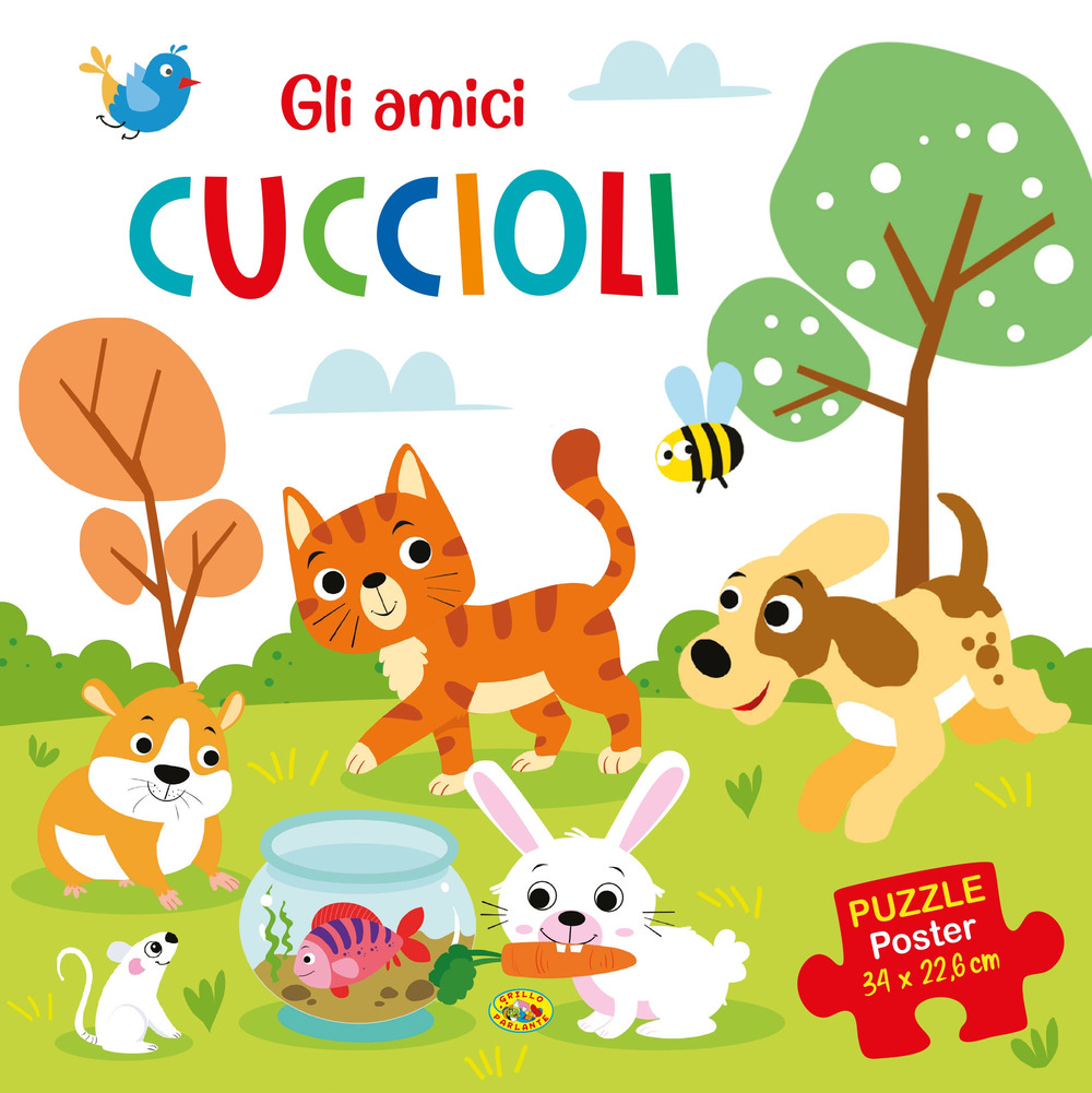 Gli amici cuccioli. Puzzle poster. Ediz. a colori