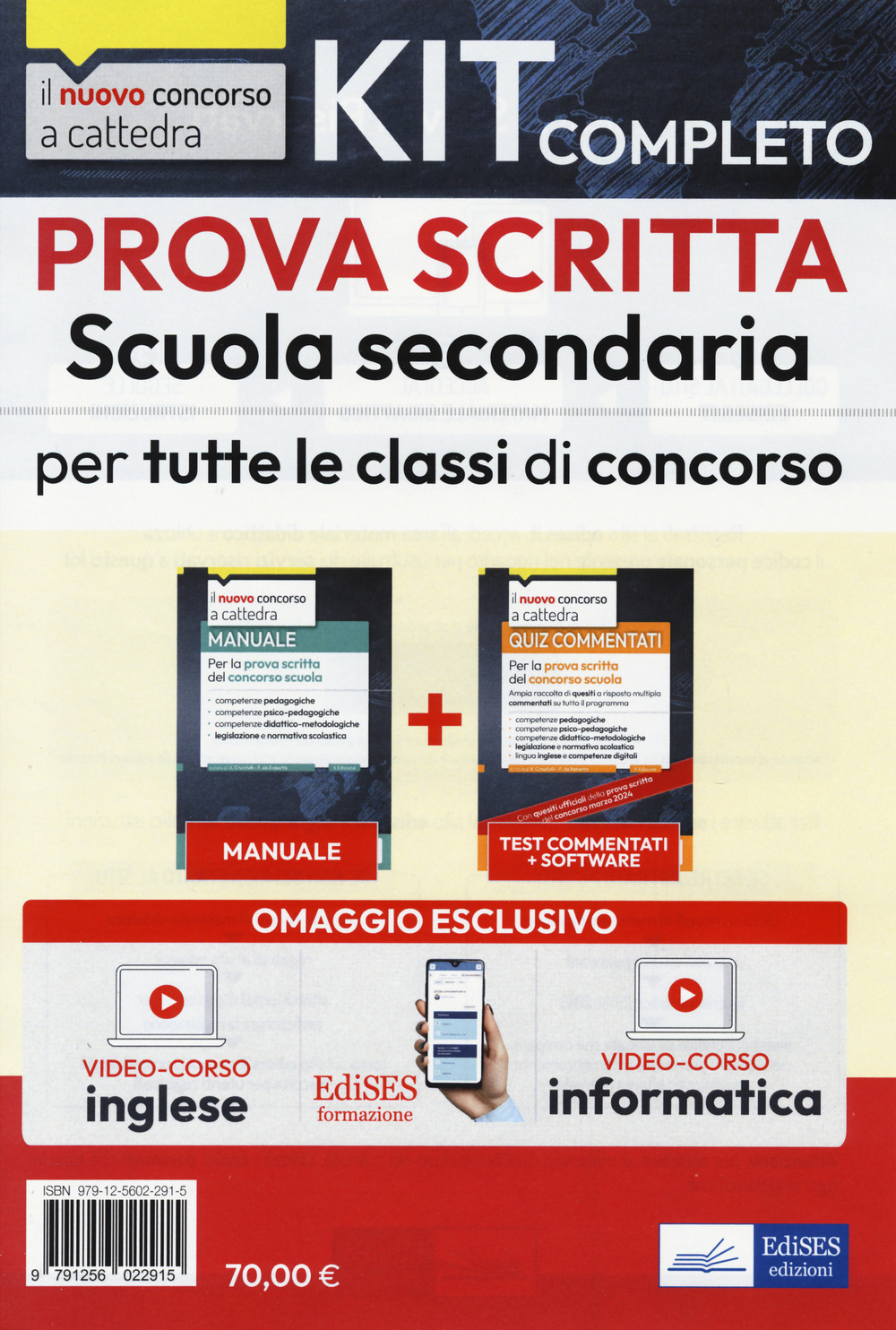 Kit completo prova scritta scuola secondaria. Teoria e test per la prova scritta