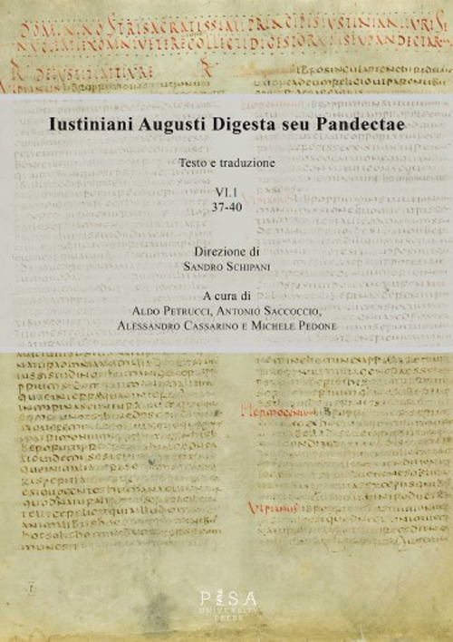 Iustiniani Augusti Digesta seu Pandectae. Vol. 6/1: 37-40