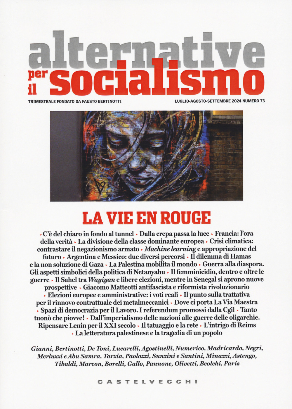 Alternative per il socialismo (2024). Vol. 73: La vie en rouge