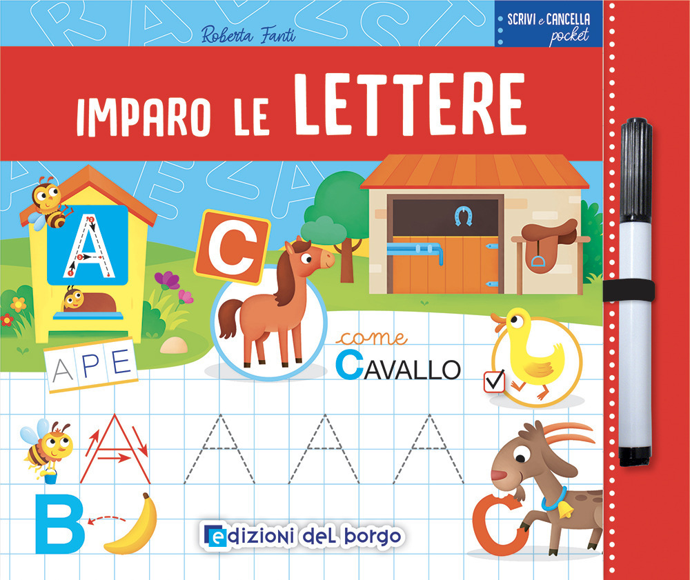 Imparo le lettere. Scrivi e cancella pocket