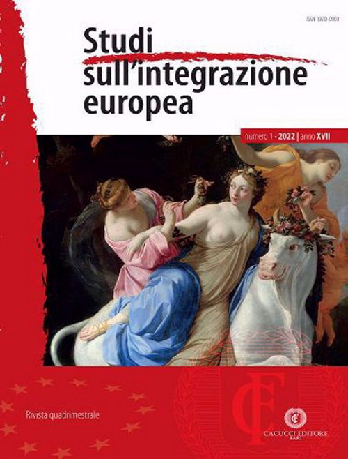 Studi sull'integrazione europea (2022). Nuova ediz.. Vol. 1