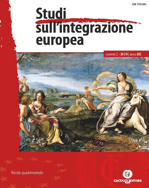 Studi sull'integrazione europea (2024). Vol. 2: Maggio/agosto