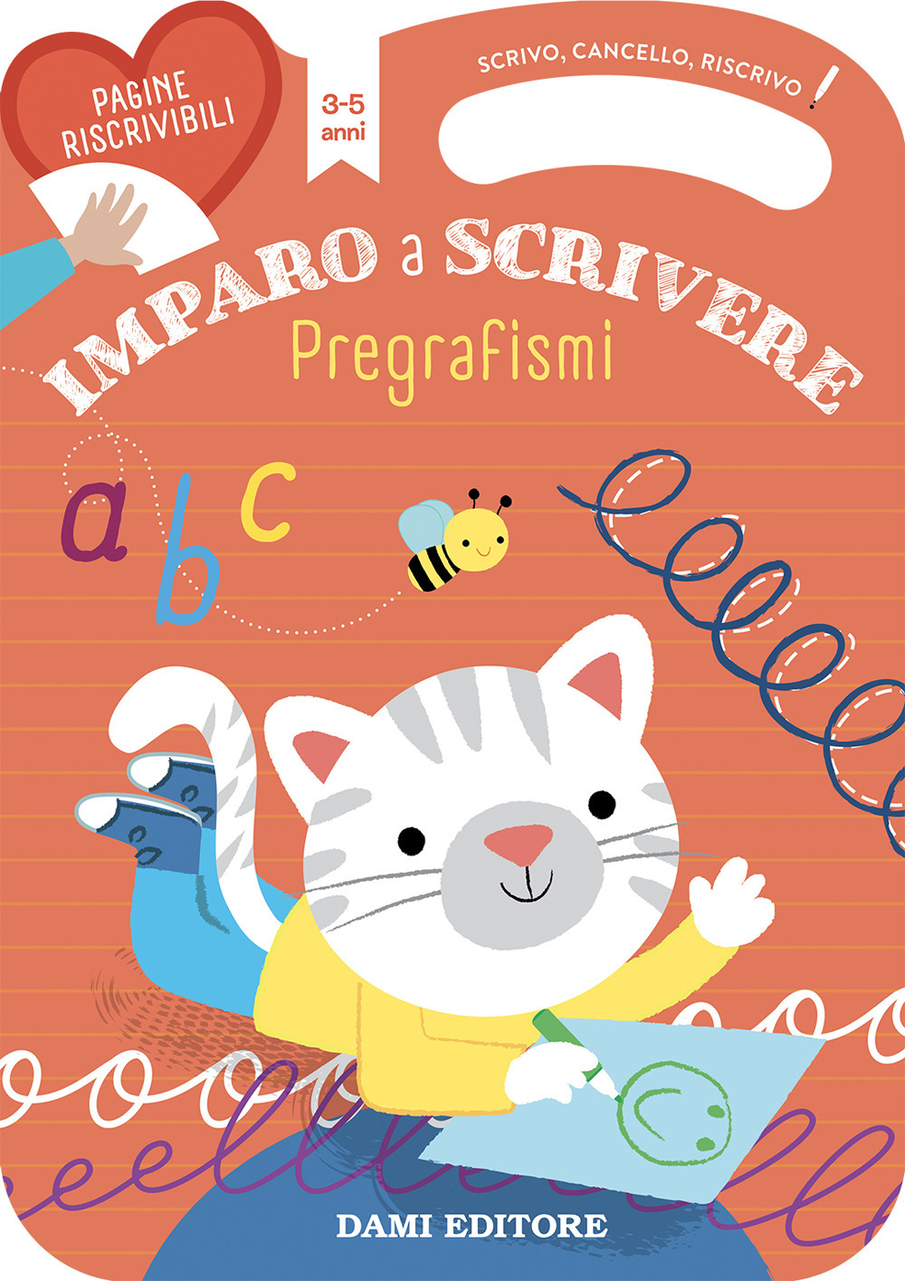 Imparo a scrivere. Pregrafismi. Scrivo, cancello, riscrivo. Ediz. a colori. Con pennarello cancellabile