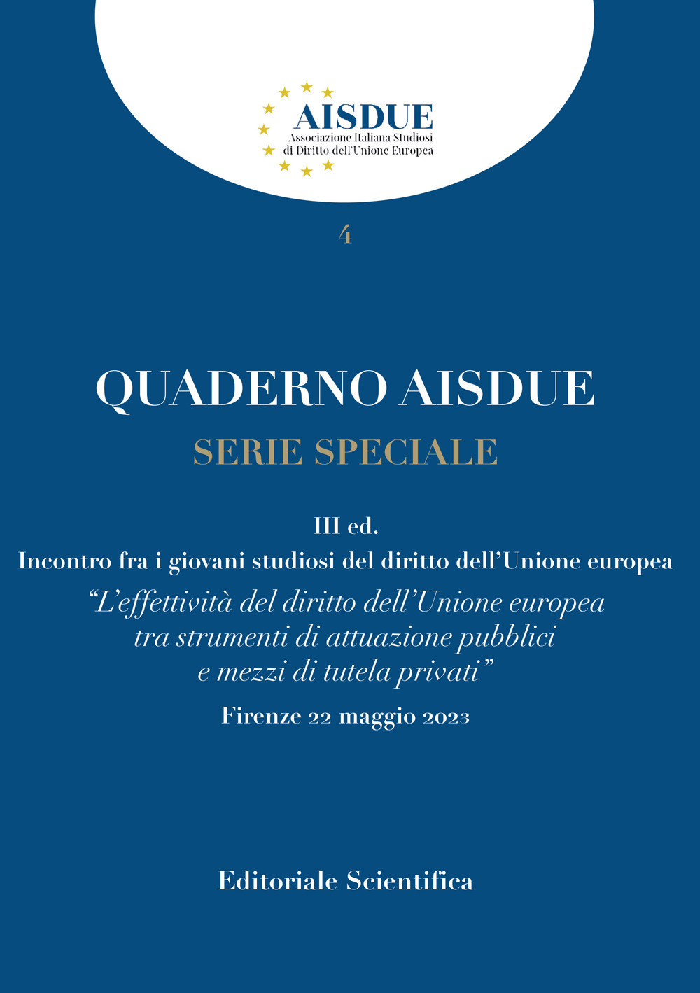 Quaderno AISDUE (2023). Vol. 4: Serie speciale