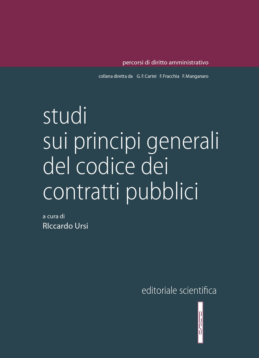 Studi sui principi generali del Codice dei contratti pubblici