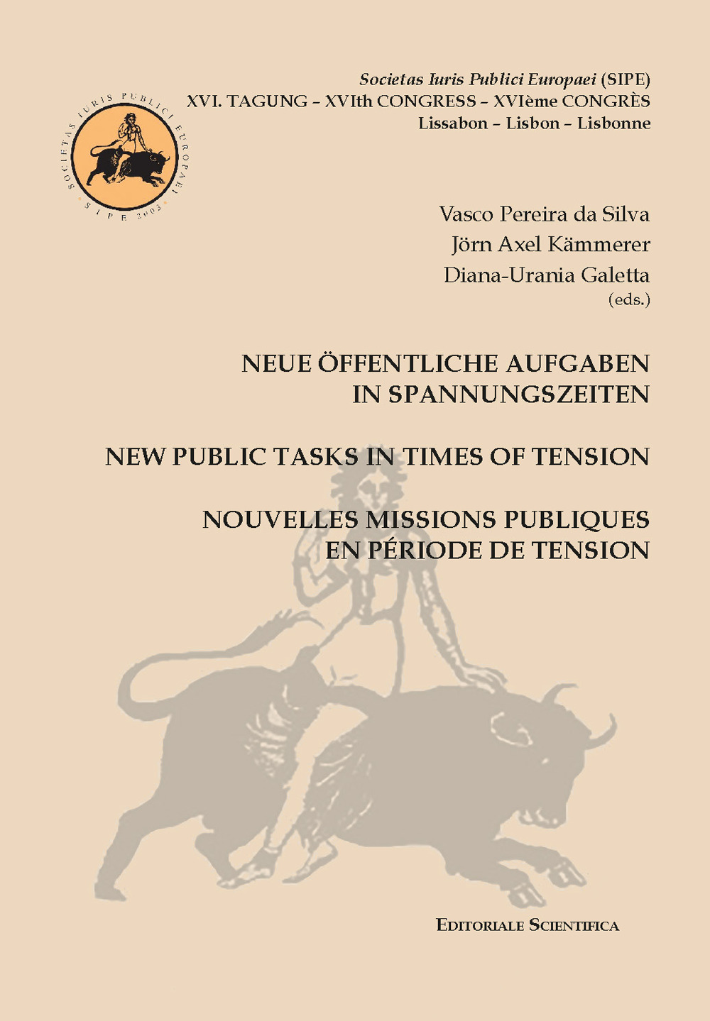 Neue offentliche aufgaben in spannungszeiten new public tasks in time of tension nouvelles missions pubbliques en pèriode de tensiom. Ediz. multilingue