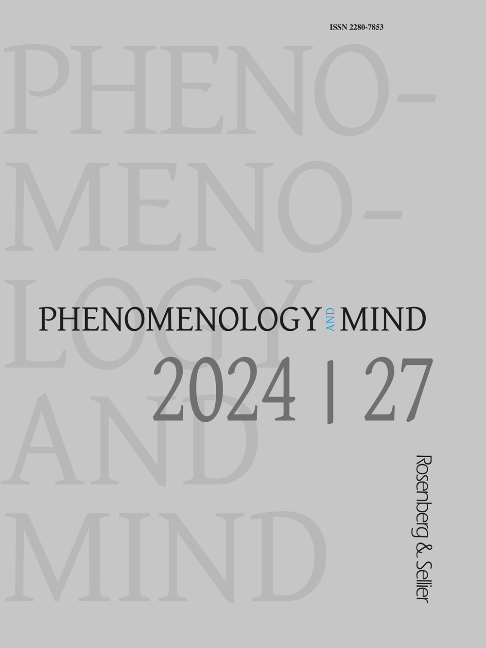 Phenomenology and mind (2024). Vol. 27: Structural injustice: reflections on social groups, identity and intersectionality