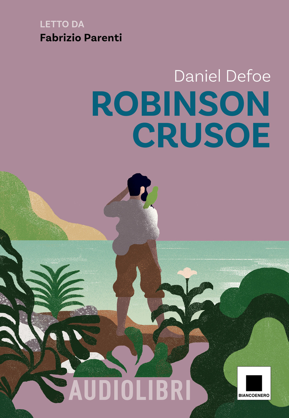 Robinson Crusoe letto da Fabrizio Parenti. Con QR Code