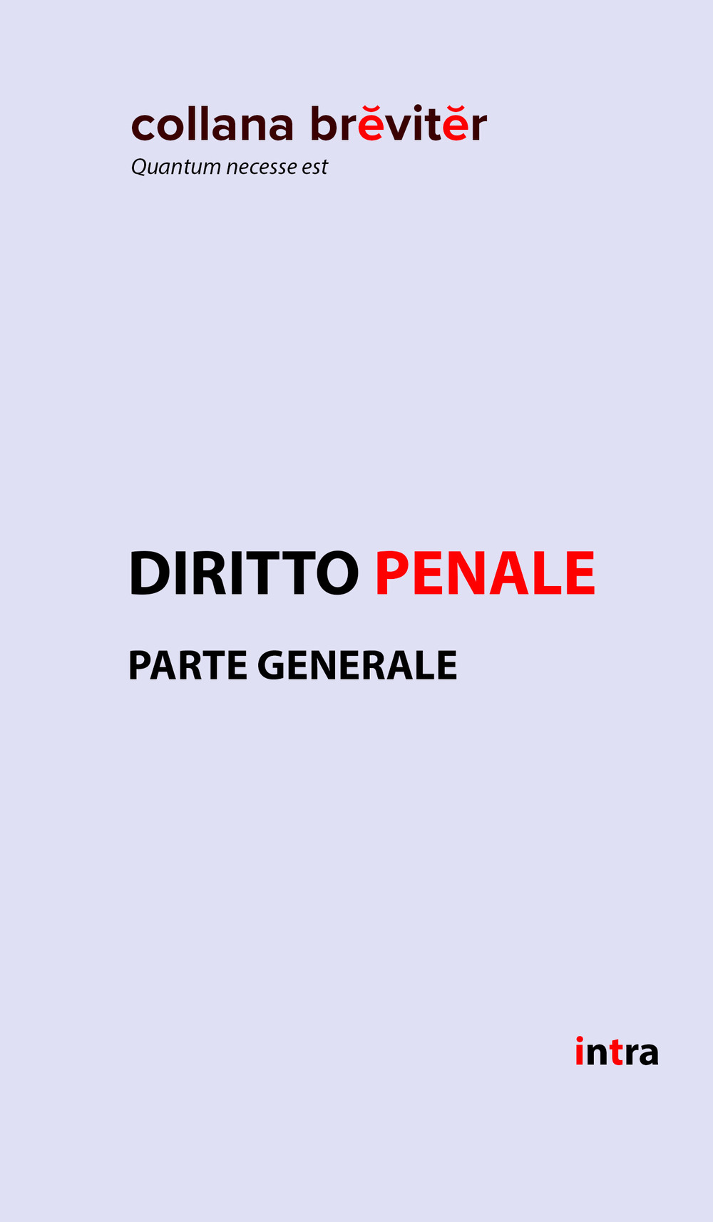 Diritto penale. Parte generale