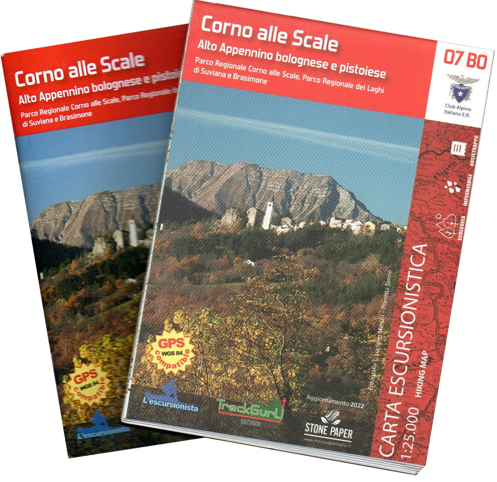 Corno alle Scale. Alto Appennino bolognese e pistoiese. Con cartina 1:25000