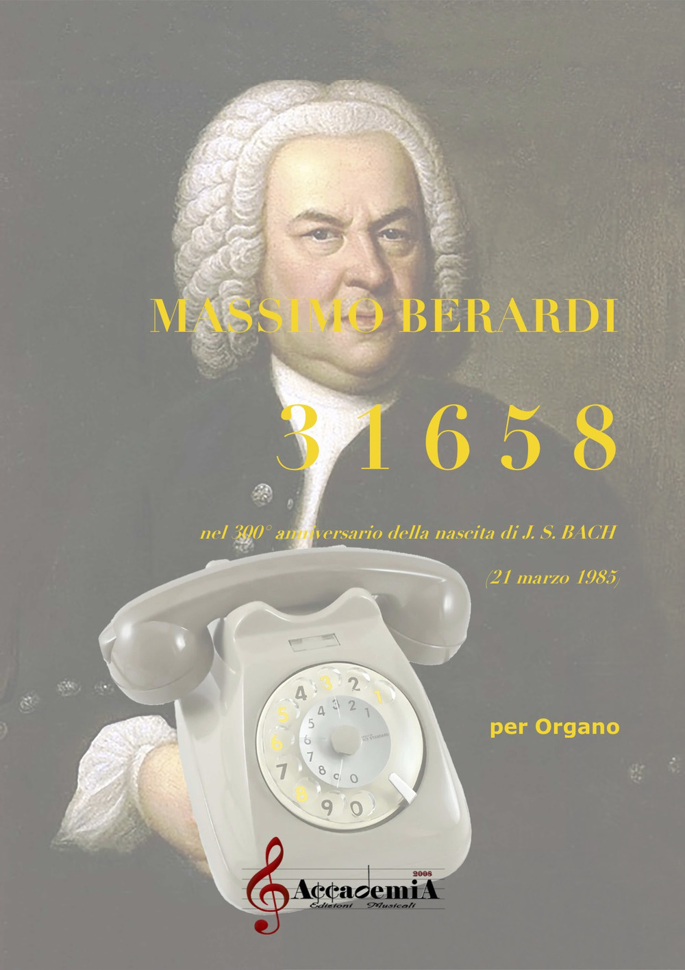 31658 nel 300º anniversario della nascita di J. S. Bach. Ediz. a spirale