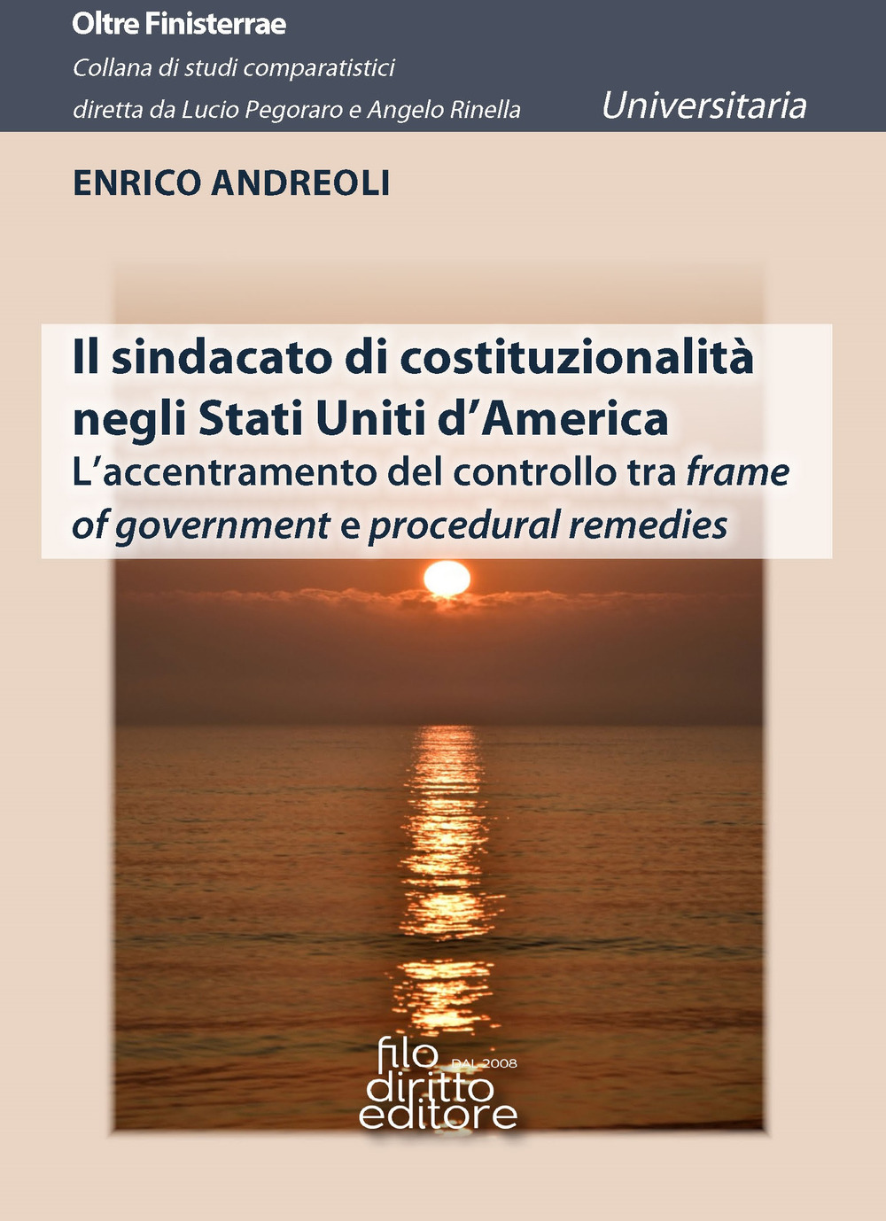 Il sindacato di costituzionalità negli Stati Uniti d'America. L'accentramento del controllo tra frame of government e procedural remedies