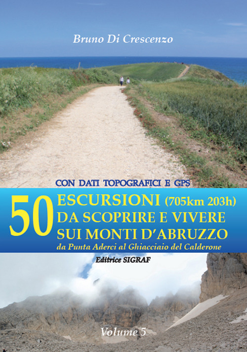 50 escursioni (705km 203h) da scoprire e vivere sui monti d'Abruzzo. Da Punta Aderci al Ghiacciaio del Calderone