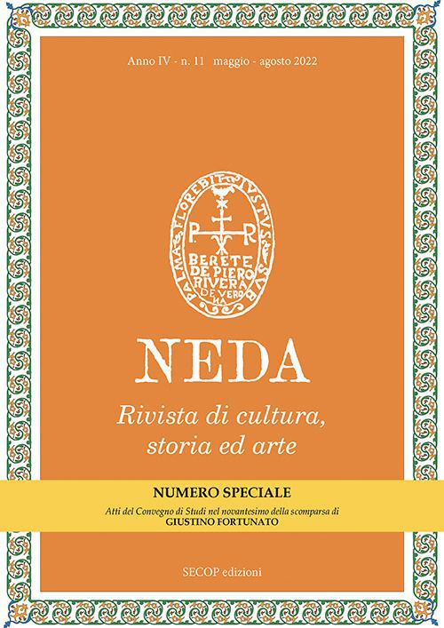 Neda. Rivista di cultura, storia ed arte (2022). Vol. 11: «Don Giustino». Il testamento alla sua città natale