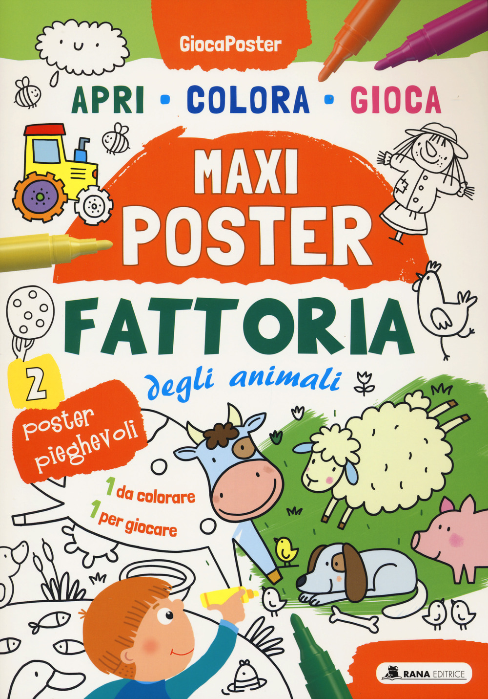 Fattoria degli animali. Maxi poster. Ediz. illustrata