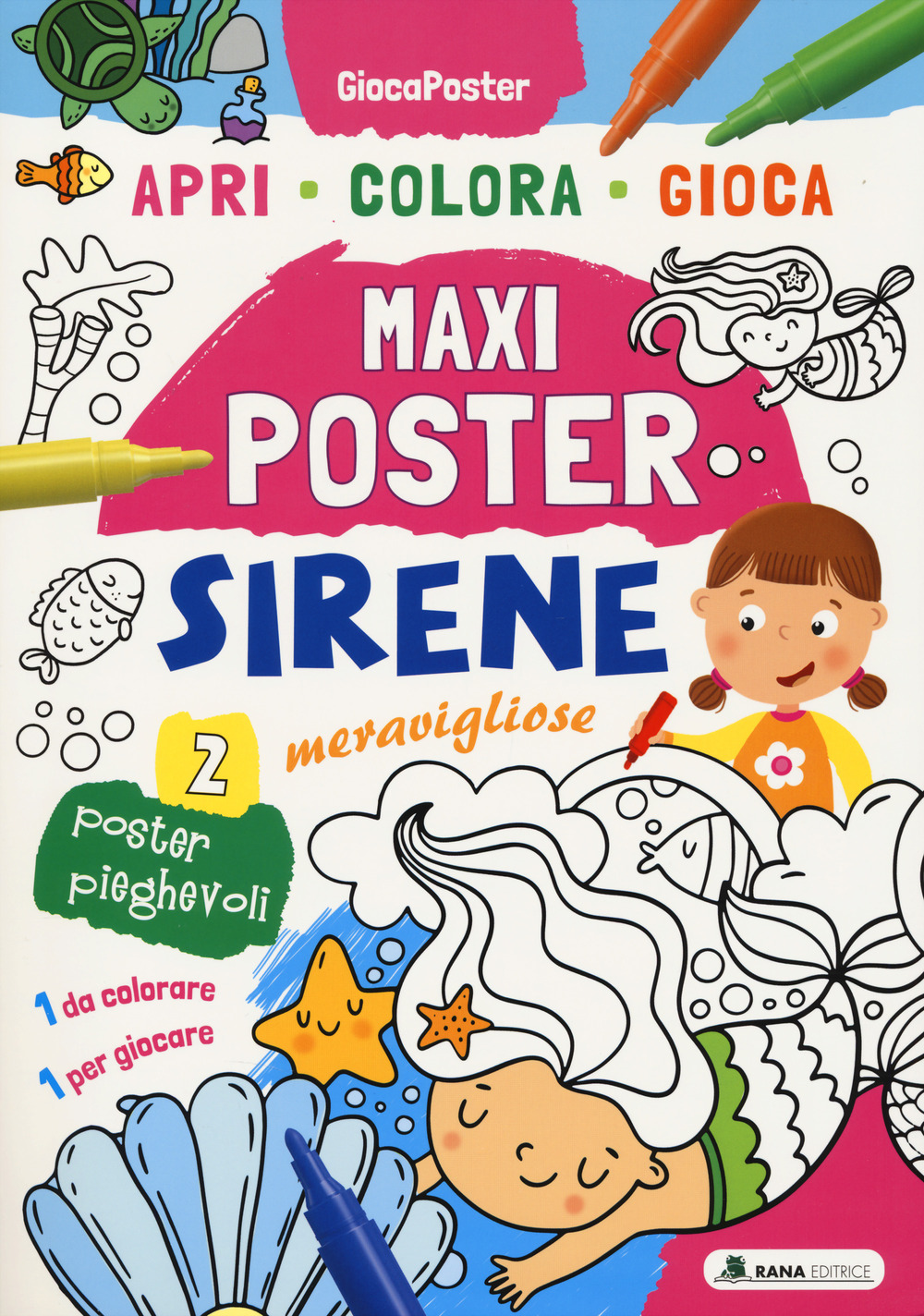 Sirene meravigliose. Maxi poster. Ediz. illustrata