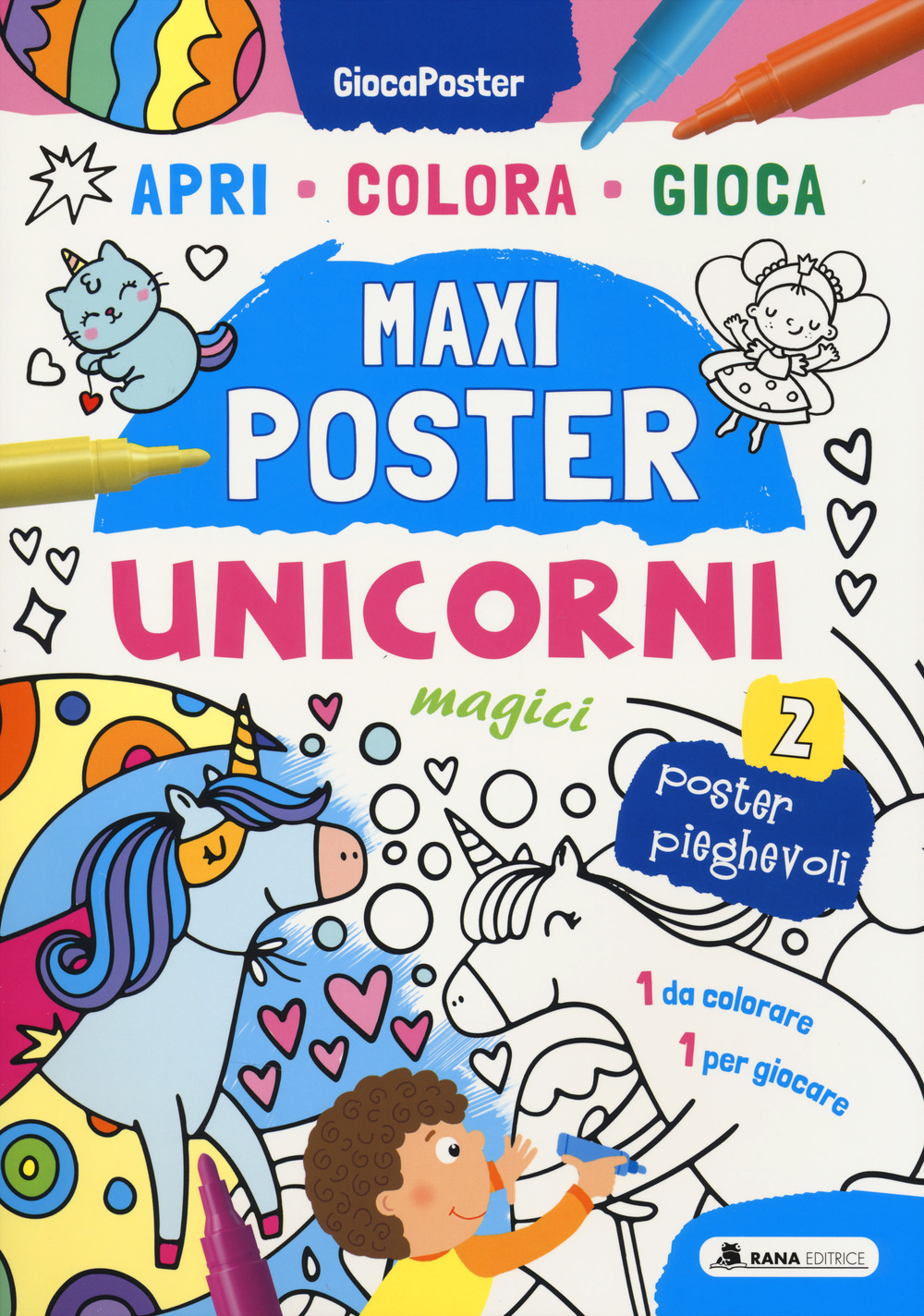 Unicorni magici. Maxi poster. Ediz. illustrata