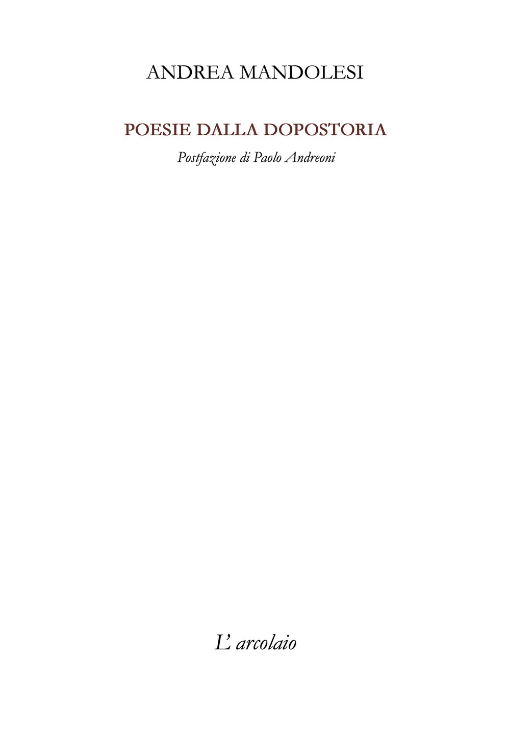 Poesie dalla dopostoria