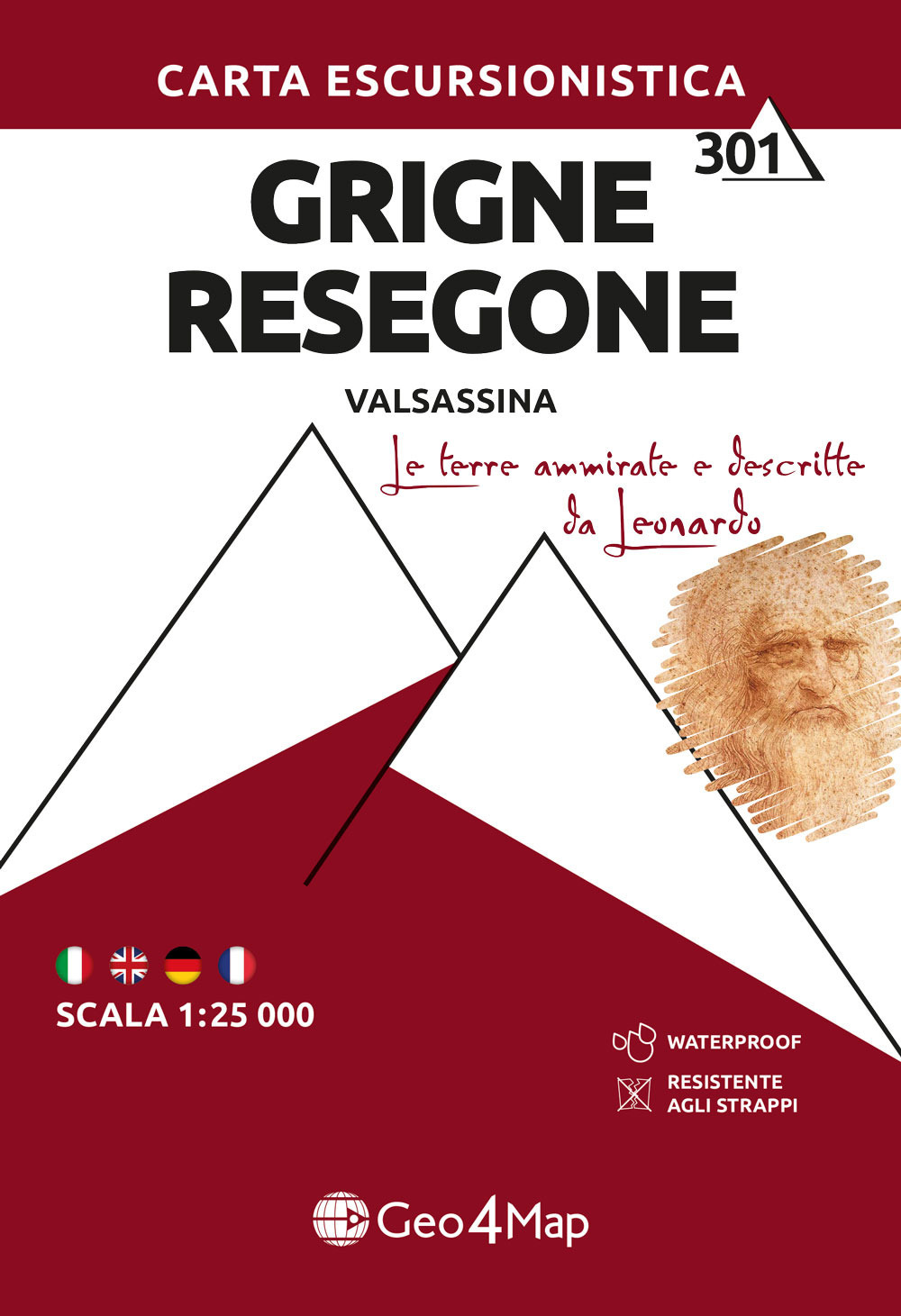 Grigne Resegone (Valsassina). Carta escursionistica 1:25.000