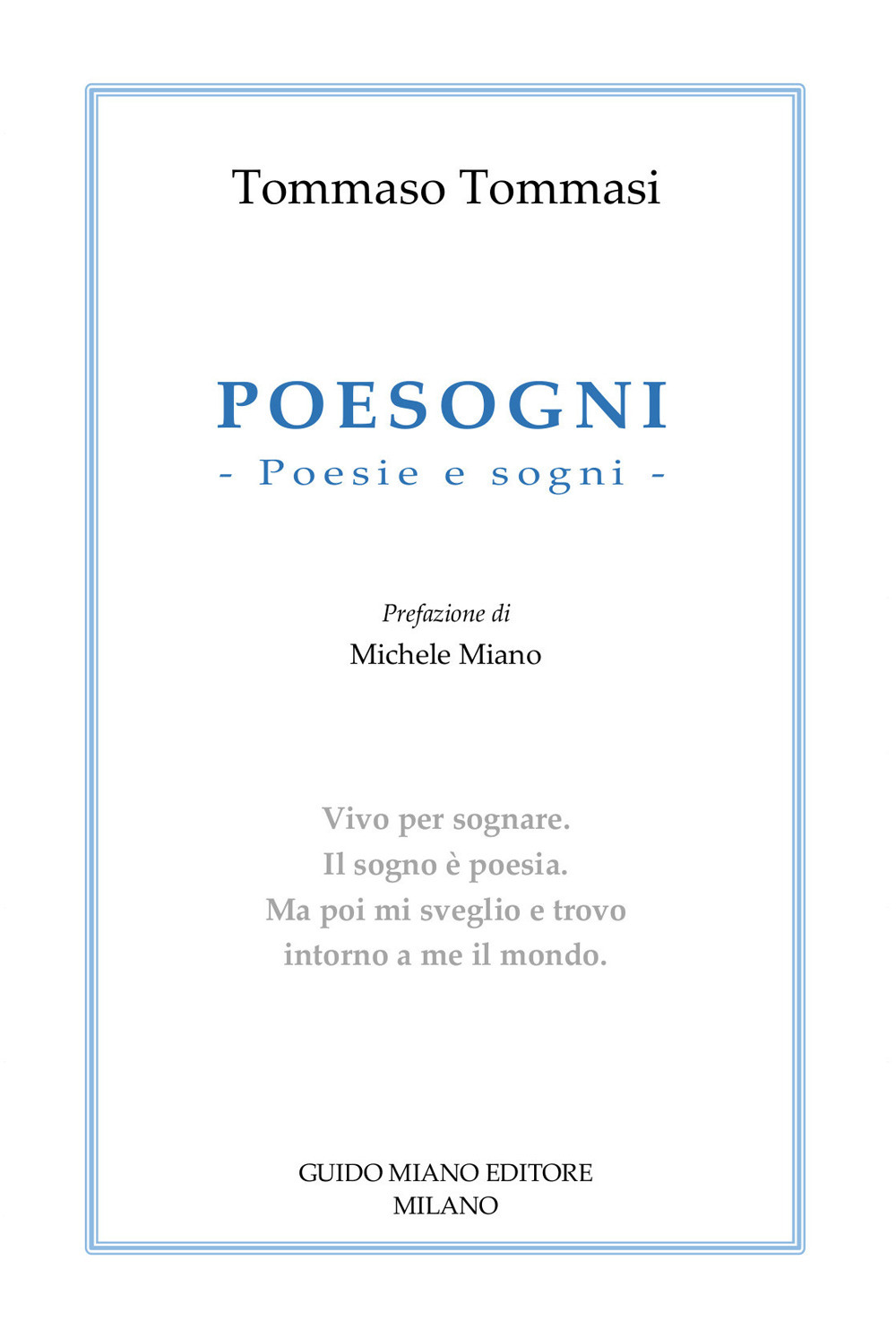 Poesogni. Poesie e sogni