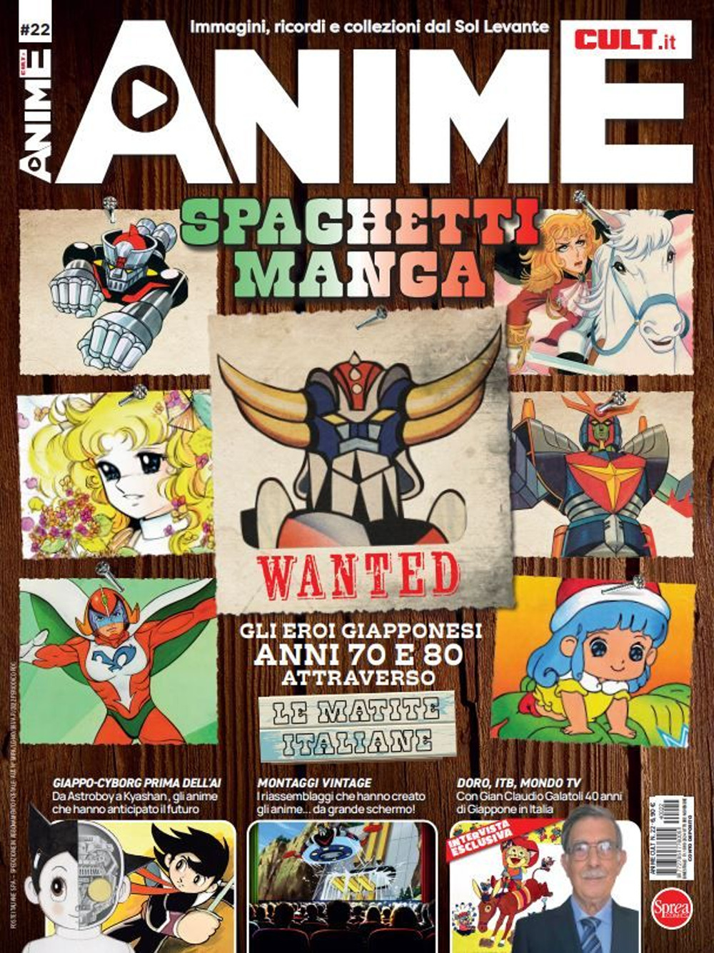 Anime cult. Vol. 22: Spaghetti manga. Excursus tra le storie con protagonisti i personaggi degli anime, tra retroscena, editori, tavole inedite