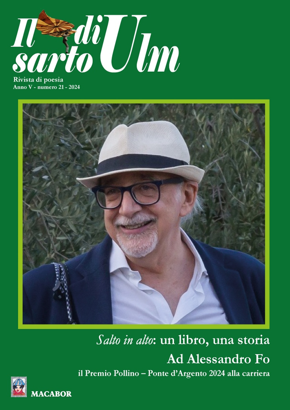 Il sarto di Ulm (2024). Vol. 21: Salto in alto: un libro, una storia. Ad Alessandro Fo il Premio Pollino - Ponte d'Argento 2024 alla carriera