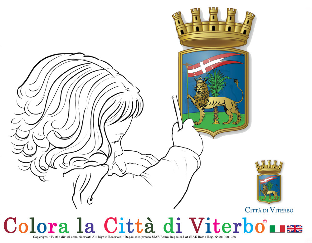 Colora la città di Viterbo. Ediz. illustrata